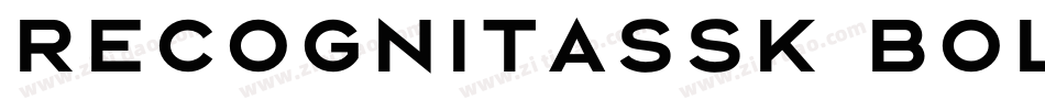 RecognitaSSK Bold字体转换